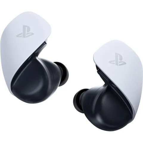 PlayStation PULSE Explore Wireless Earbuds, White, New – Black and white – image 3