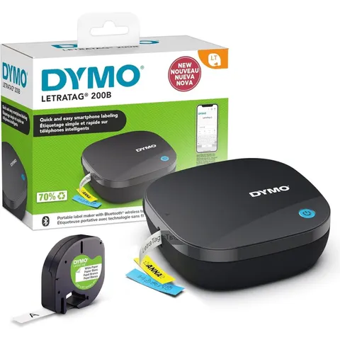 DYMO LetraTag 200B Bluetooth Label Maker | Compact Label Printer | Con – image 3