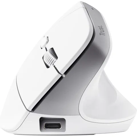 Trust Bayo+ Rechargeable Vertical Mouse - Ergonomic, Wireless, New – image 2