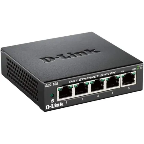 D-Link 5-Port Fast Ethernet Unmanaged Desktop Switch – image 2