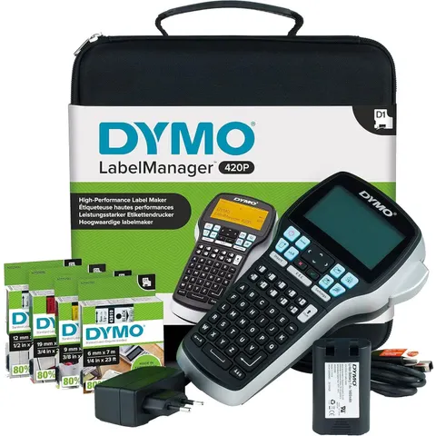 Dymo LabelManager 420P Portable Label Maker Kit, New – image 3