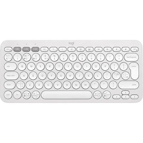 Logitech Pebble Keys 2 K380s, Multi-Device Bluetooth Wireless Keyboard with Customisable Shortcuts,Slim and Portable, Easy-Switch for Windows/macOS/iPadOS/Andro – image 3