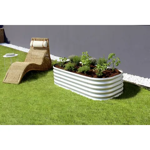 Vitavia Hochbeet Terra Basic 82 x 162 x 40 cm aluminium – Bild 2