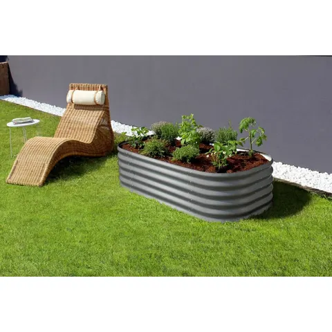 Vitavia Hochbeet Terra Basic 82 x 162 x 40 cm granit – Bild 2