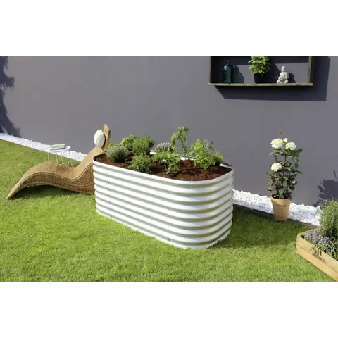 Vitavia Hochbeet Terra Basic 82 x 162 x 63 cm aluminium – Bild 2