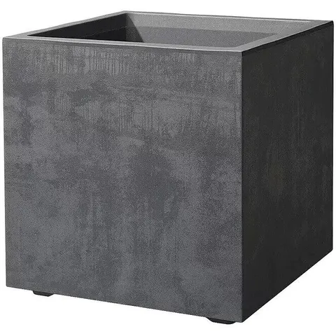 Deroma Pflanztopf Millenium Kunststoff anthrazit 39 x 39 cm – Bild 2