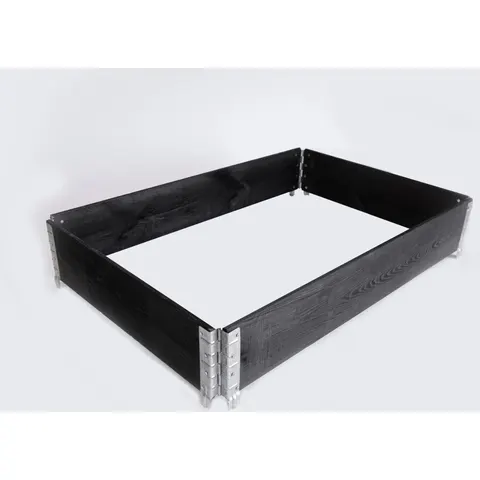 Upyard Beetrahmen Holz 80 x 60 cm schwarz – Bild 2