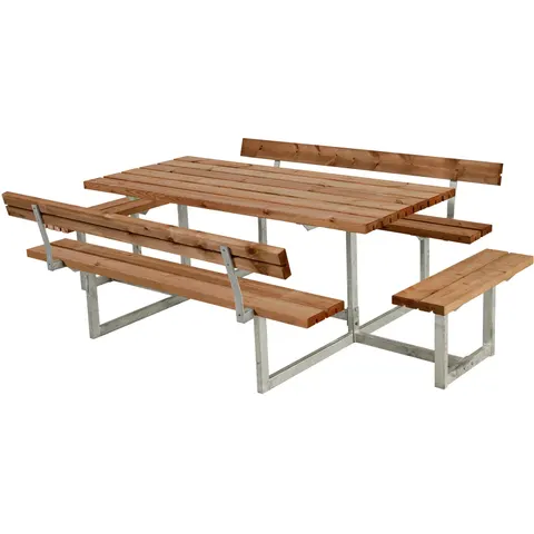 Plus Kombimöbel Basic Anbau und 2 Rückenlehnen RAL 1006 Teak – Bild 2