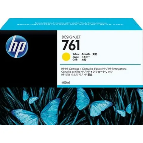 HP 761 Tinte gelb 400ml – Bild 2