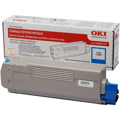 Oki 43865723 - Cyan - Toner – Bild 3