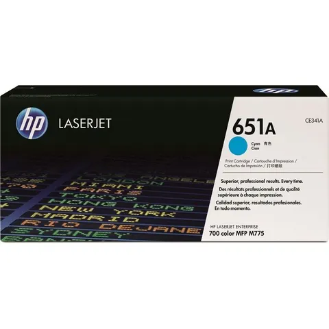 HP 651A (CE341A) - Cyan - Toner – Bild 2