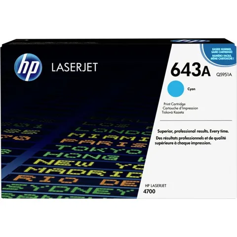 HP 643A (Q5951A) - Cyan - Toner – Bild 4