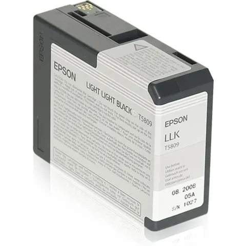 Epson T580 (C13T580900) - Helles Hellschwarz - Druckerpatrone – Bild 2