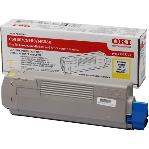 Oki 43865721 - Gelb - Toner – Bild 2