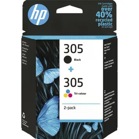 HP 305 (6ZD17AE) - Schwarz + 3 Farben - Druckerpatrone - Multipack – Bild 2