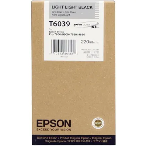 Tinte T6039 Light Black, 220 ml - Epson Partner – Bild 2