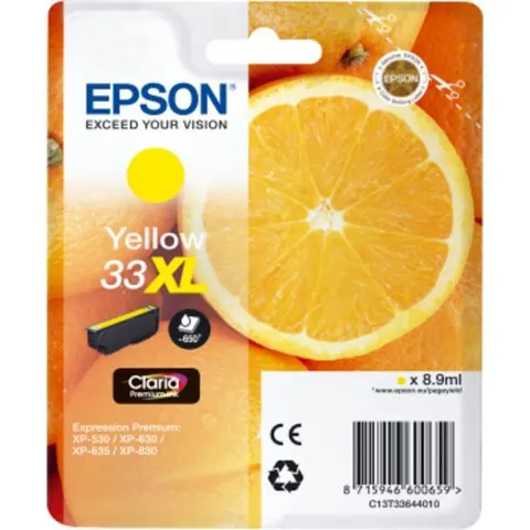 EPSON 3LB Singlepack Yellow 33XL Claria – Bild 2
