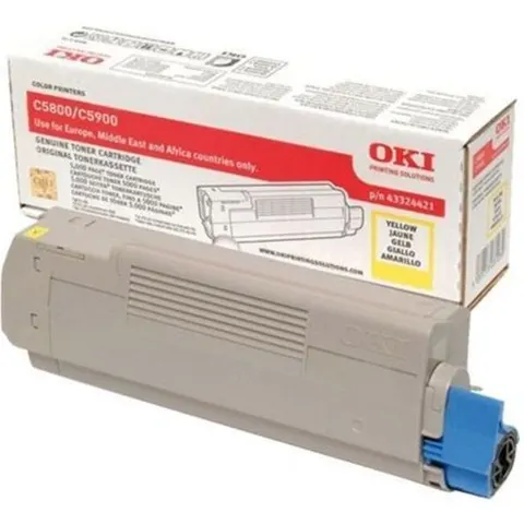 Oki 43324421 - Gelb - Toner – Bild 2
