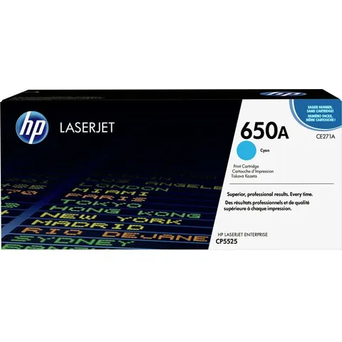 HP 650A (CE271A) - Cyan - Toner – Bild 2