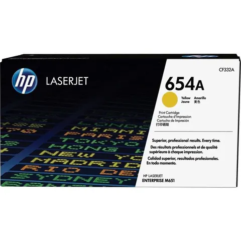 HP 654A (CF332A) - Gelb - Toner – Bild 2