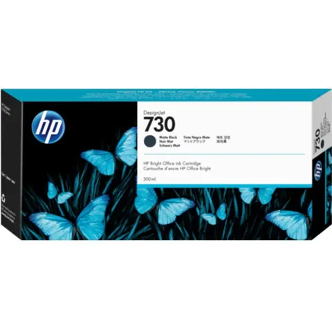 HP 730 Mattschwarz Tintenpatrone 300ml – Bild 2