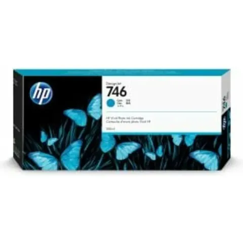 HP 746 Cyan Tintenpatrone 300ml – Bild 2