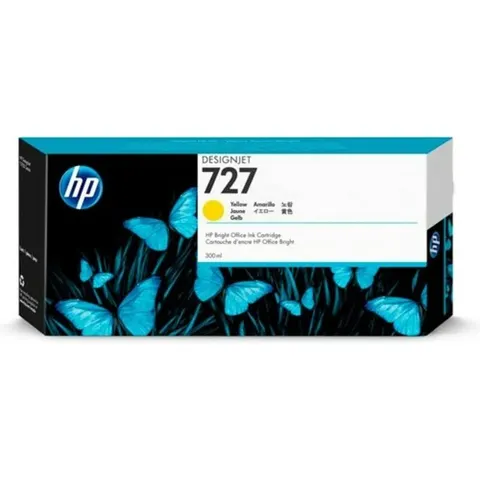 HP 727 Gelb Tintenpatrone 300ml – Bild 2