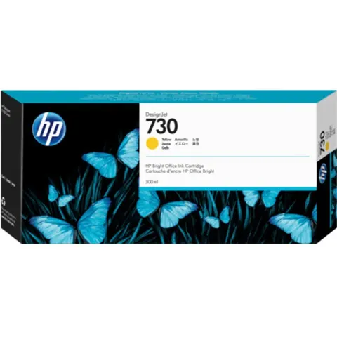 HP 730 Gelb Tintenpatrone 300ml – Bild 2
