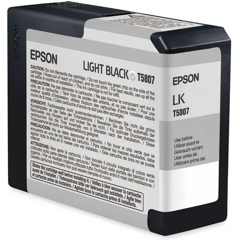 Epson T580 (C13T580700) - Hellschwarz - Druckerpatrone – Bild 2