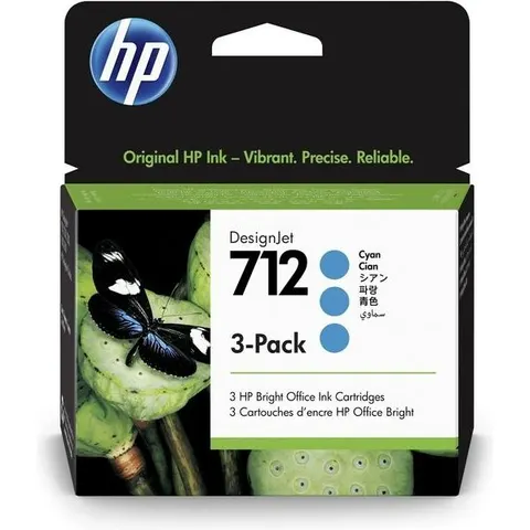 HP 712 (3ED77A) - Cyan - Druckerpatrone – Bild 2