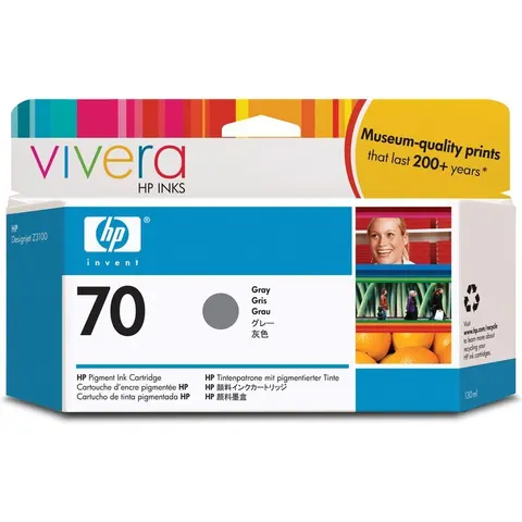 HP 70 Tinte grau 130 ml Vivera – Bild 3
