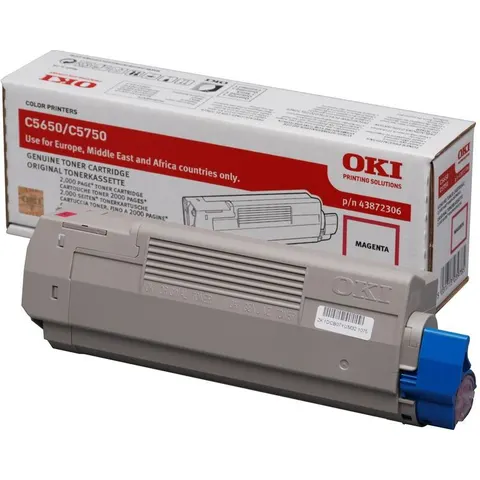 Oki 43872306 - Magenta - Toner – Bild 2