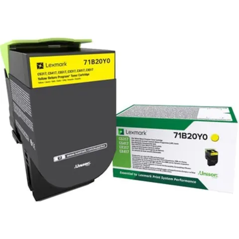 Lexmark 71B20Y0 - Gelb - Toner – Bild 2