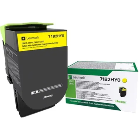 Lexmark 71B2HY0 - Gelb - Toner – Bild 2