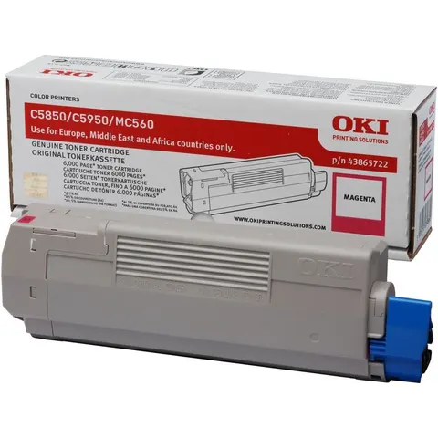 Oki 43865722 - Magenta - Toner – Bild 2