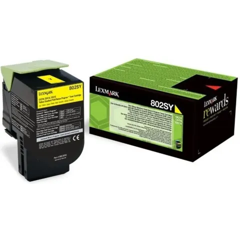 Lexmark 80C2SY0 (802SY) - Gelb - Toner – Bild 2