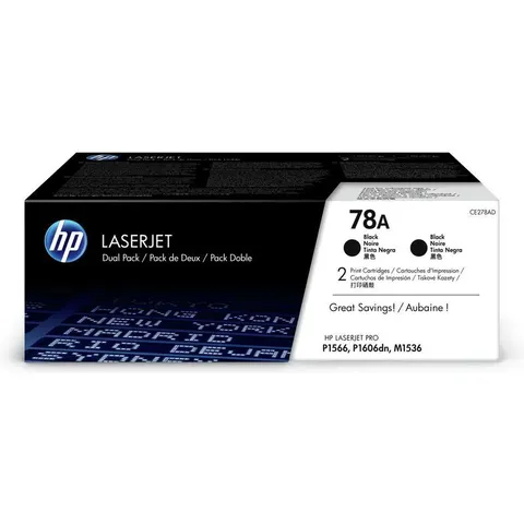 HP 78A (CE278AD) Toner - 2x Schwarz - Multipack – Bild 2