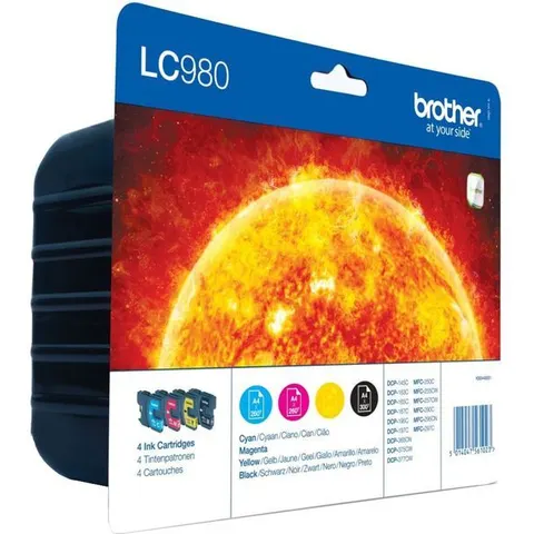 Brother LC-980VALBP - 4-farbig - Druckerpatrone - Multipack – Bild 2