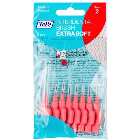 TePe Extra Soft Interdentalzahnbürste 0,5 mm 8 St. – Bild 2