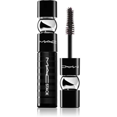 MAC Cosmetics MACStack Mascara Superstack Mega Brush Mini Wimpernverlängernde Volumenmascara mini Farbton Black 8 ml – Bild 2