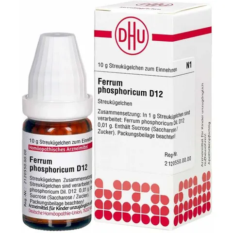 DHU Ferrum Phosphoricum D12 Globuli – Bild 2