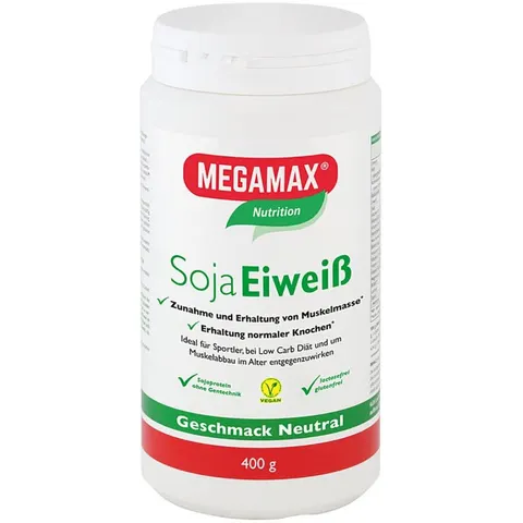 Megamax Soja Eiweiss neutral Pulver – Bild 2