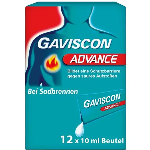 GAVISCON ADVANCE Pfefferminz 12X10 ml Suspension – Bild 2