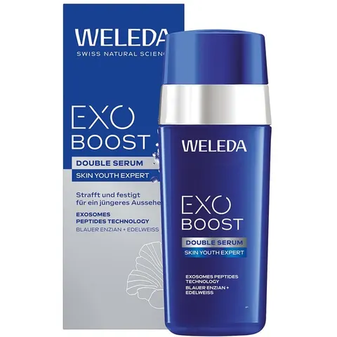 Weleda Exo Boost Double Serum Blauer Enzian & Edelweiss – Bild 2