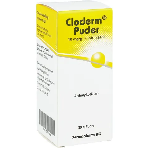 Cloderm 30 g Puder – Bild 2