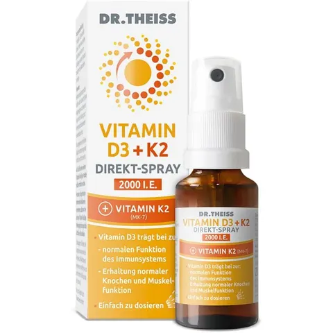 Dr.Theiss Vitamin D3 + K2 Direkt-Spray 2000 I.E. – Bild 2