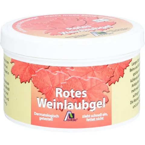 Avitale Rotes Weinlaub Gel – Bild 2