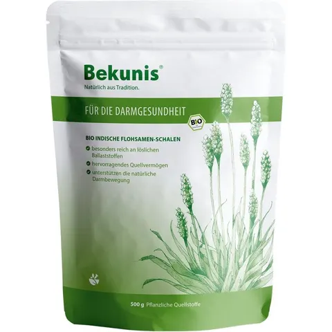Bekunis Bio indische Flohsamenschalen – Bild 2