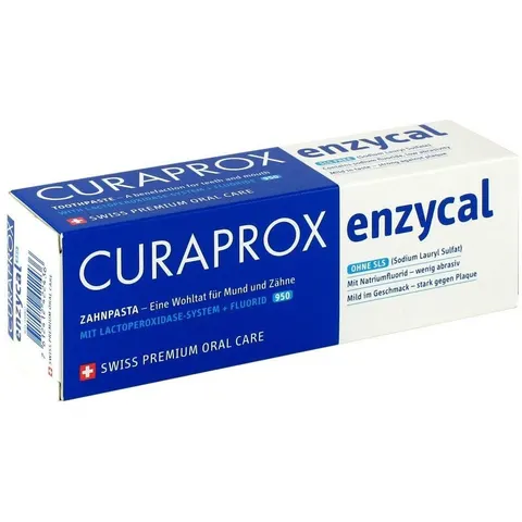 Curaprox enzycal 950 Fluorid extra milde Zahnpasta – Bild 2