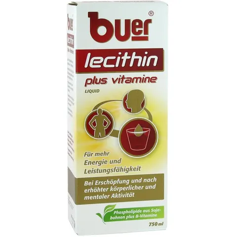 BUER LECITHIN Plus Vitamine flüssig 750 ml Flüssigkeit – Bild 2